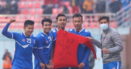 मरिससविरुद्धको दोस्रो खेलमा पनि नेपाल १–० ले विजयी