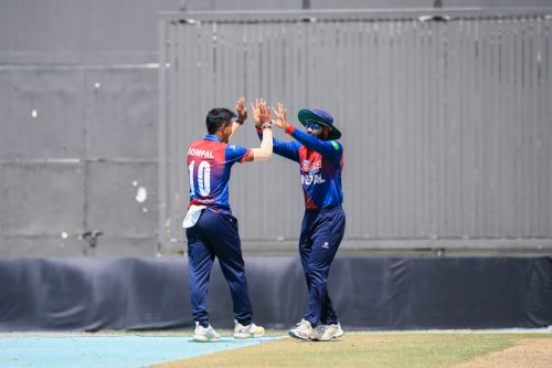 नेपाललाई दोस्रो सफलता, सोमपालले लिए युएईका कप्तान मोहम्मदको विकेट