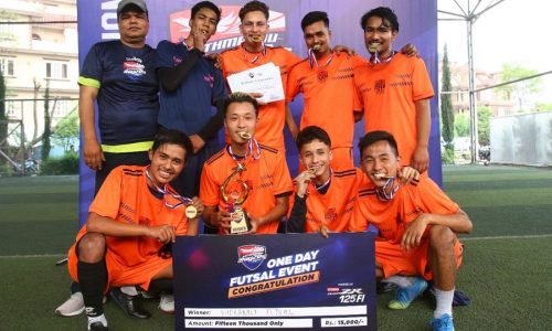 काठमाडौं रेजर्सको एकदिने फुटसल प्रतियोगिता सम्पन्न