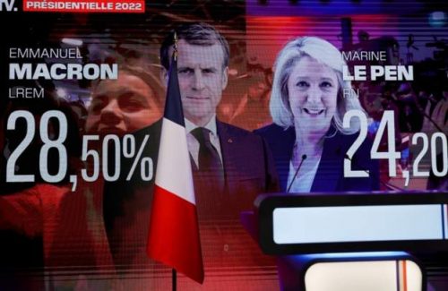फ्रान्समा राष्ट्रपति निर्वाचनको पहिलो चरणमा म्याक्रों अगाडि