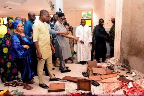 नाइजेरिया चर्च आक्रमण : मारिनेको संख्या २१ पुग्यो