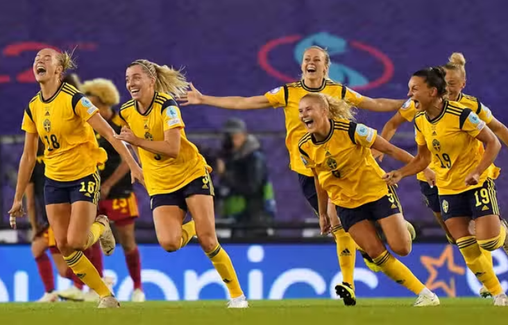 महिला युरोकप फुटबल : स्विडेन सेमिफाइनलमा