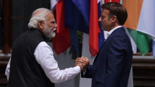 फ्रान्सका राष्ट्रपति र भारतीय प्रधानमन्त्रीबीच टेलिफोन वार्ता