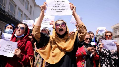 महिलाको जुलुसमाथि तालिबानले चलायाे गोली