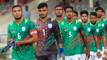 मैत्रीपूर्ण खेलका लागि बंगलादेशको फुटबल टोली आज नेपाल आउँदै