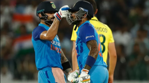 सूर्य र कोहली चम्किँदा टी–२० विश्व च्याम्पियन अस्ट्रेलिया भारतसँग पराजित