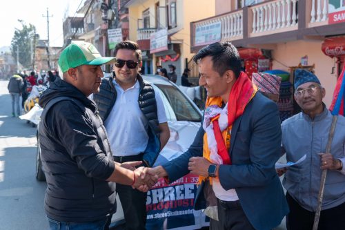काठमाडौं–५ का स्वतन्त्र उम्मेदवार गुरुङको चुनावी नारा : ‘पर्यटन नै समृद्धिको आधार, देशमा विकास र युवालाई रोजगार’