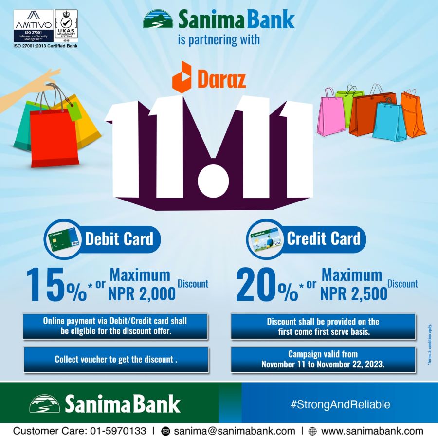 सानिमा बैंक र दराजबीच विशेष छुट दिने सहकार्य
