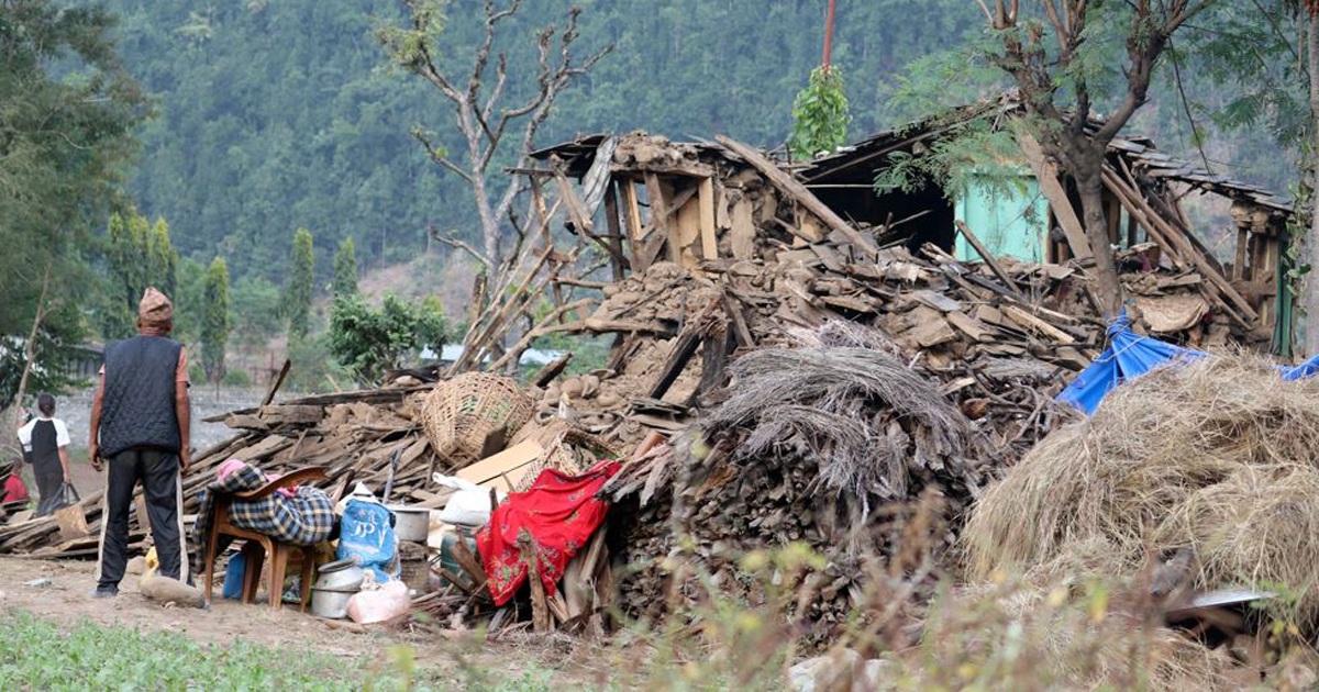 भूकम्पबाट रुकुम पश्चिममा मृत्यु हुनेको संख्या ५३ पुग्यो