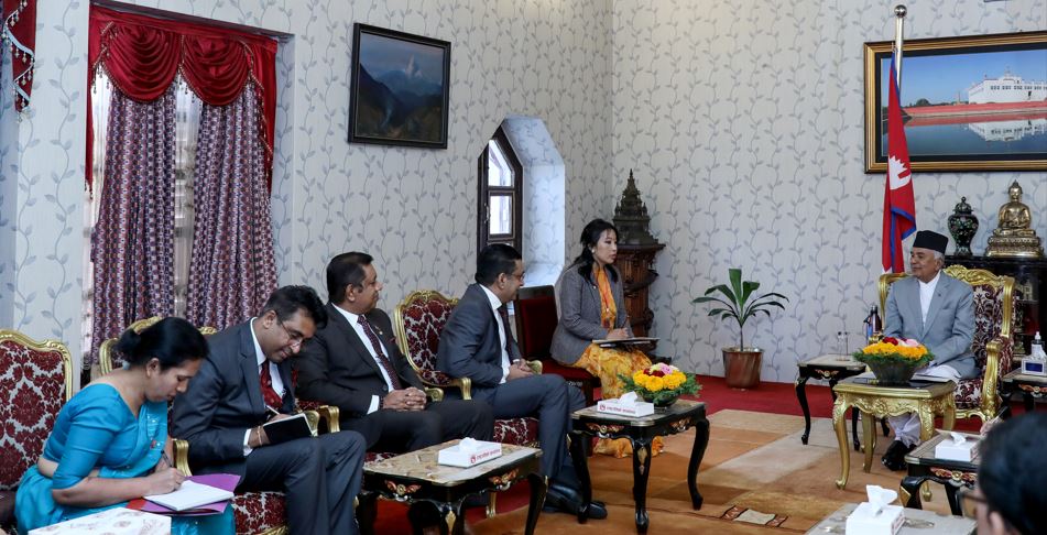राष्ट्रपति पौडेल र श्रीलङ्काका परराष्ट्रमन्त्रीबीच भेटवार्ता