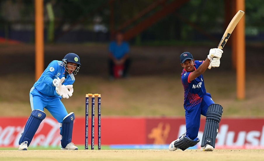 अन्तिम विकेटका लागि ४५ रनको साझेदारी, भारतसँग १३२ रनले पराजित