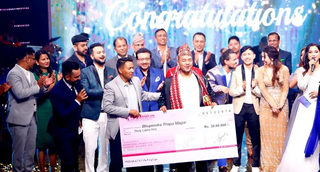 नेपाल आइडल सिजन ४ को उपाधि भूपेन्द्रलाई