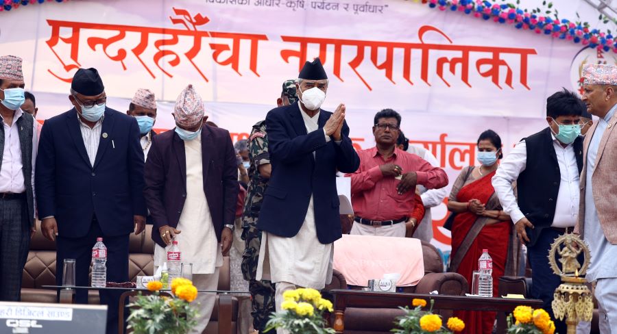स्थानीय तहले जनताको मन जितेर काम गर्नुपर्छ : प्रधानमन्त्री