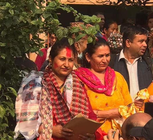 प्रभा बोगटीद्वारा विदुर नगरपालिकाको उपमेयरमा उम्मेदवारी दर्ता