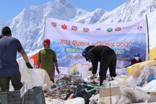 नेपाली सेनाको नेतृत्वमा सञ्चालित ‘सफा हिमाल अभियान २०२२’ सम्पन्न