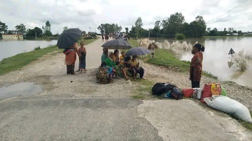 बाढी र डुबानले बाँकेमा चार हजार परिवार विस्थापित