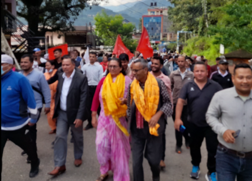 नुवाकोट : गठबन्धनका बागीले लिएनन् उम्मेदवारी फिर्ता