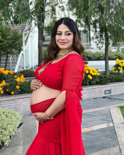 गर्भवती श्वेताको फोटो सेसन