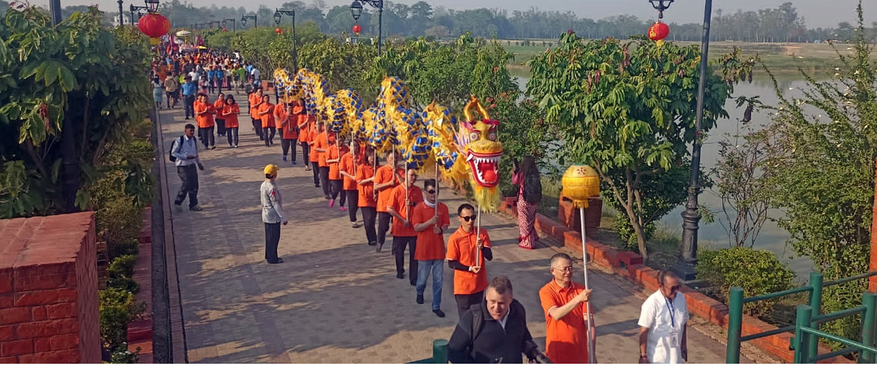 लुम्बिनीमा बृहत् शान्ति र्‍याली