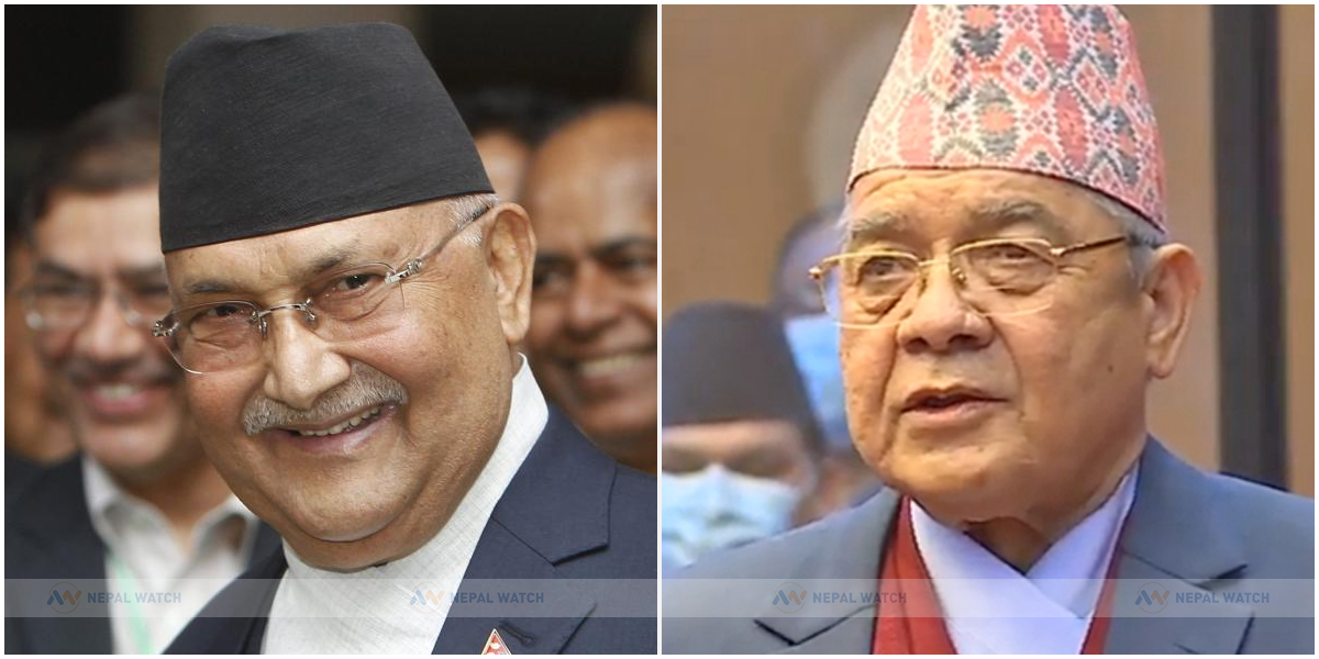 ओलीलाई भेटेपछि वामदेव उत्साहित : के-के भयो कुराकानी ?