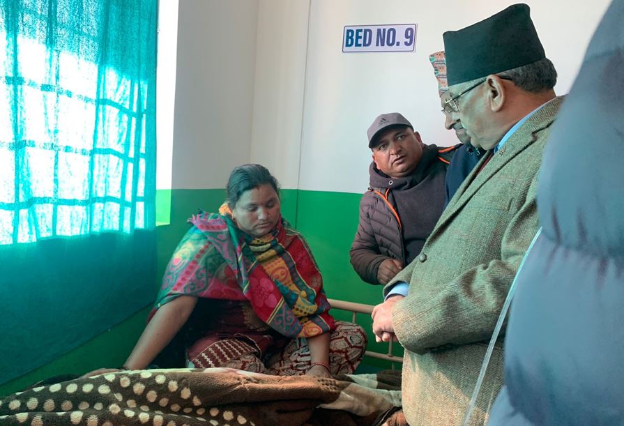 प्रधानमन्त्री प्रचण्ड जाजरकोटमा