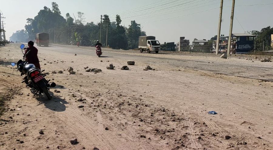 बजेट अभावले पूरा भएन छ किमी लम्बाइको बाइपास सडक