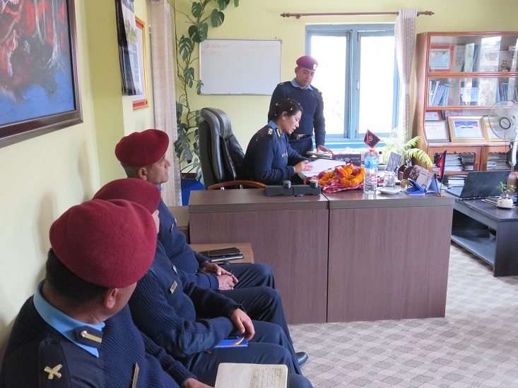 काभ्रेमा सिडिओ र प्रहरी प्रमुखसहित आठ महिला प्रमुख
