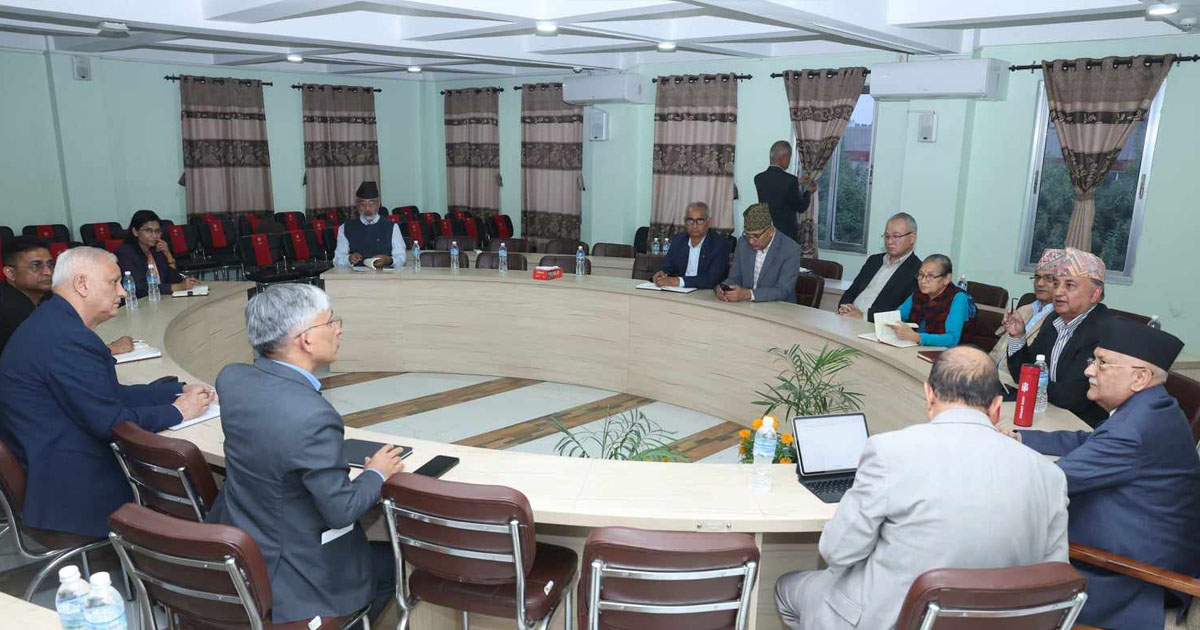 एमाले सचिवालय बैठक बस्दै