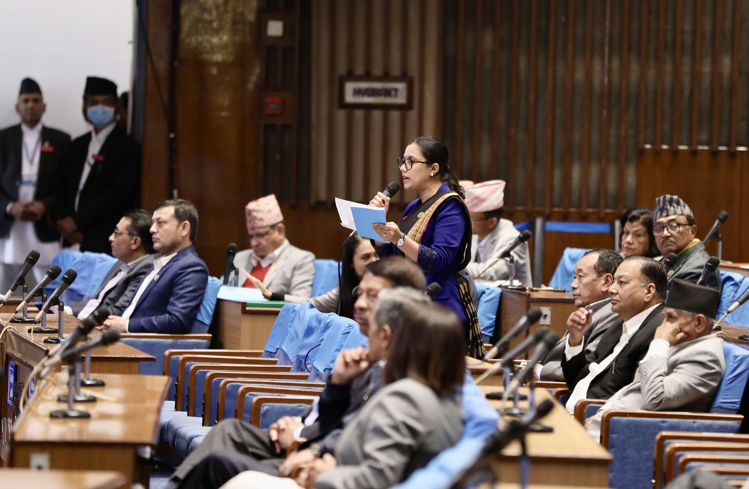 प्रतिनिधिसभा बैठक : गणतन्त्र र संविधानलाई रक्षा गर्न सांसदको आग्रह