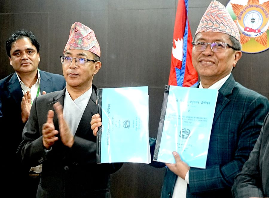 सतर्कता केन्द्रको सम्पत्ति विवरण अनुगमन प्रतिवेदन अख्तियारमा पेस