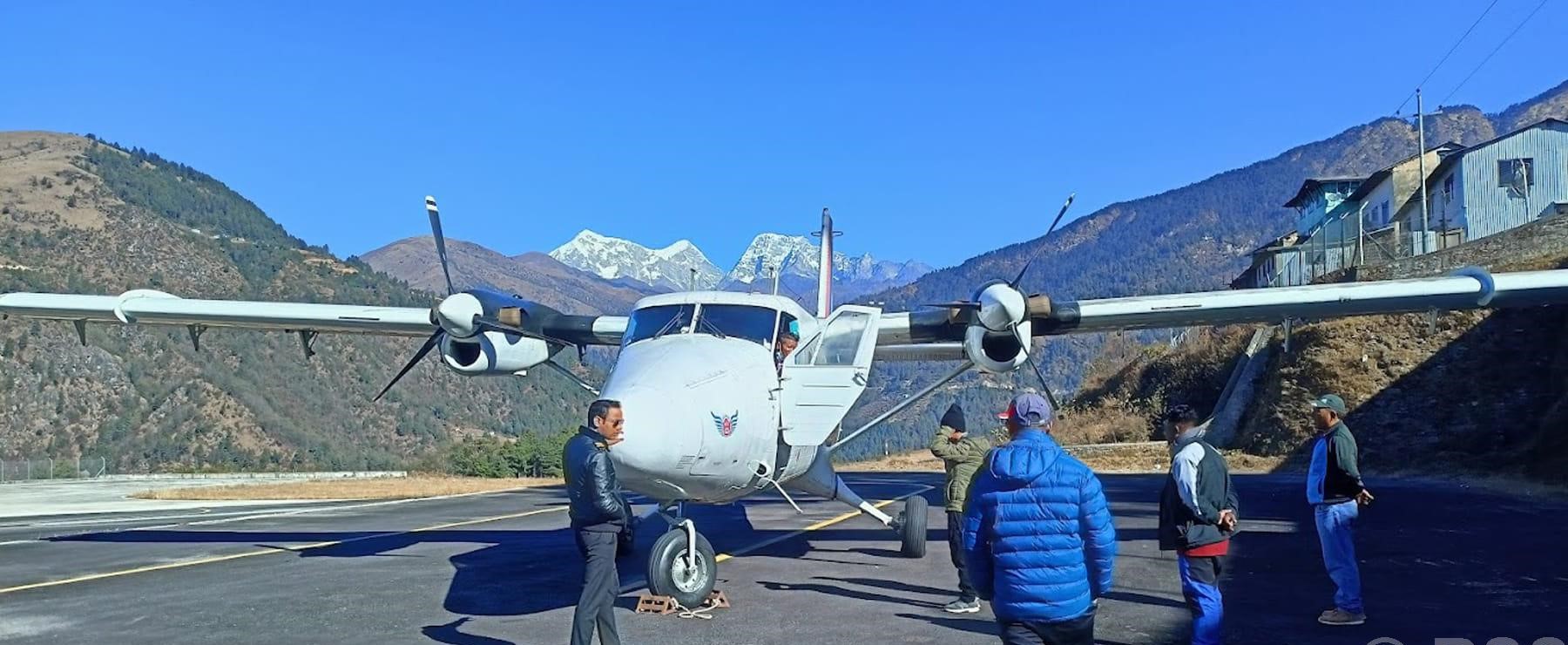अब सोलुखुम्बुबाट काठमाडौं सातामा चार दिन उडान