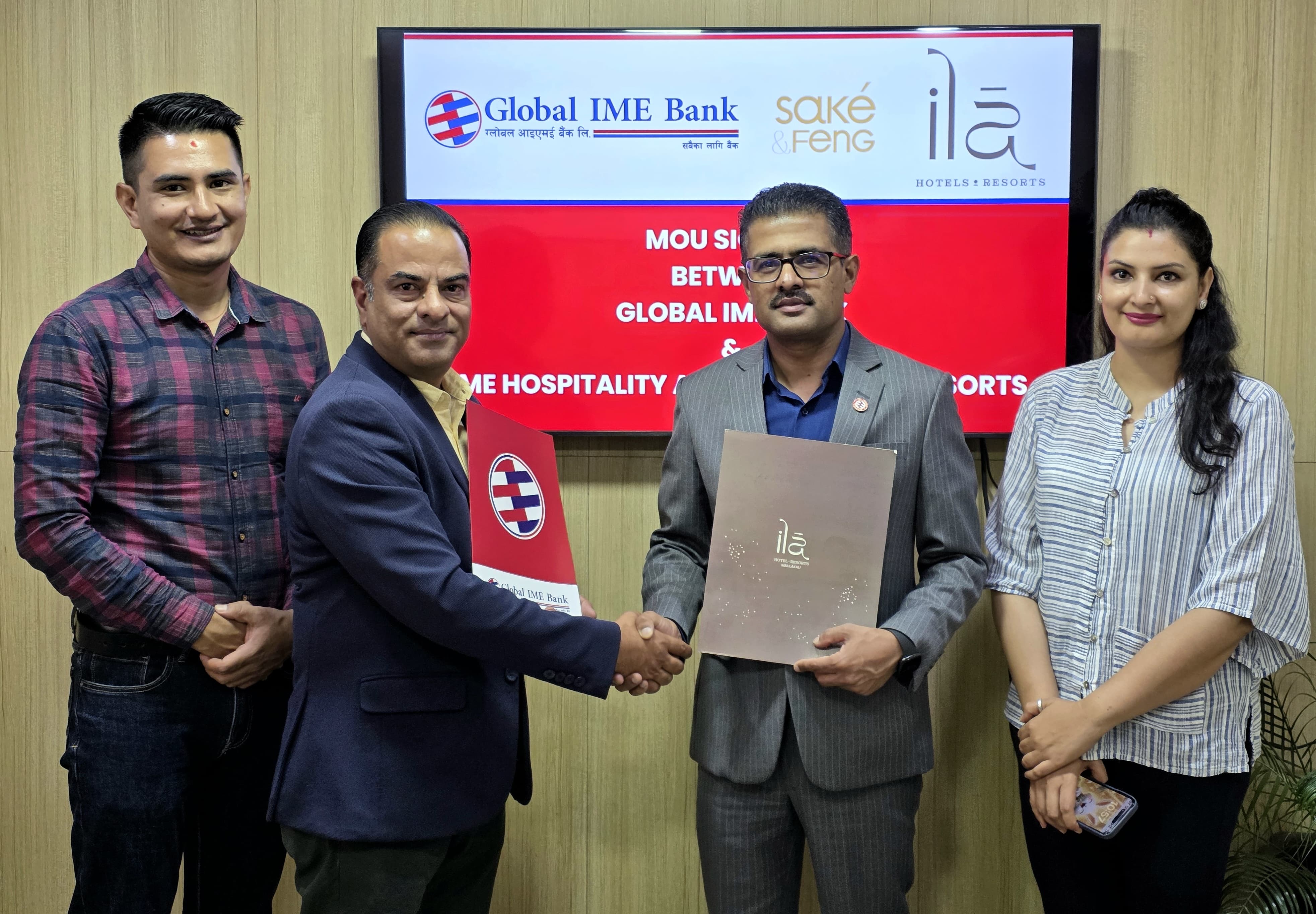 ग्लोबल आइएमई बैंकका ग्राहकलाई आइएमई हस्पिटालिटी र इला होटलमा १५ प्रतिशतसम्म छुट