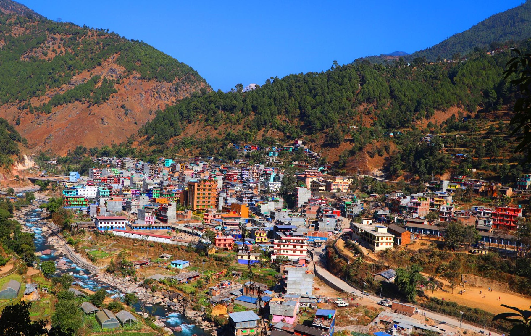 बुर्तिबाङलाई नयाँ सहर बनाउने कार्य सुस्त गतिमा