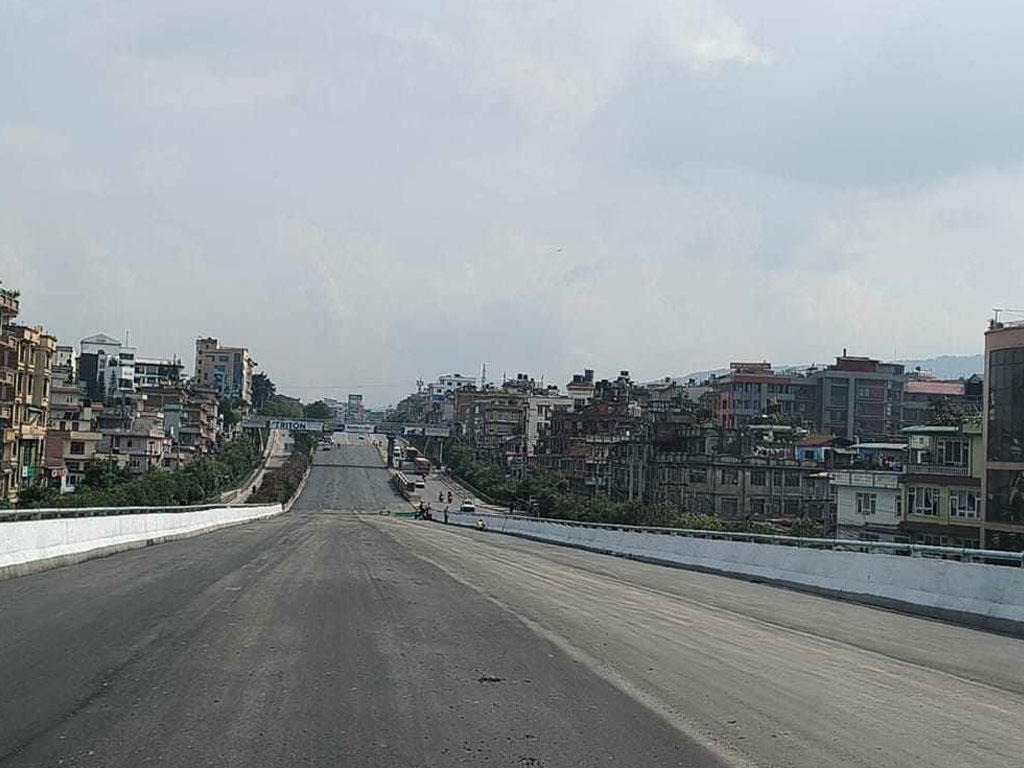 ग्वार्को फ्लाइ ओभरको मुख्य संरचना निर्माण सम्पन्न