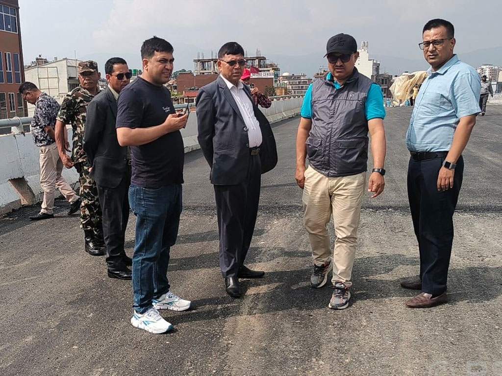 पूर्वाधार विकास समितिको टोलीले गरे ग्वार्को ‘ओभरपास’को निरीक्षण