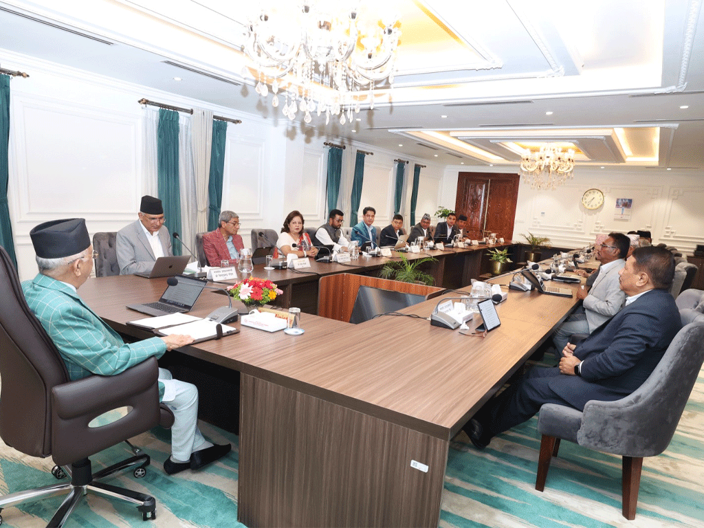 मन्त्रिपरिषद् बैठक : प्रधानमन्त्री ओलीको तुर्कमेनिस्तान भ्रमण स्वीकृत