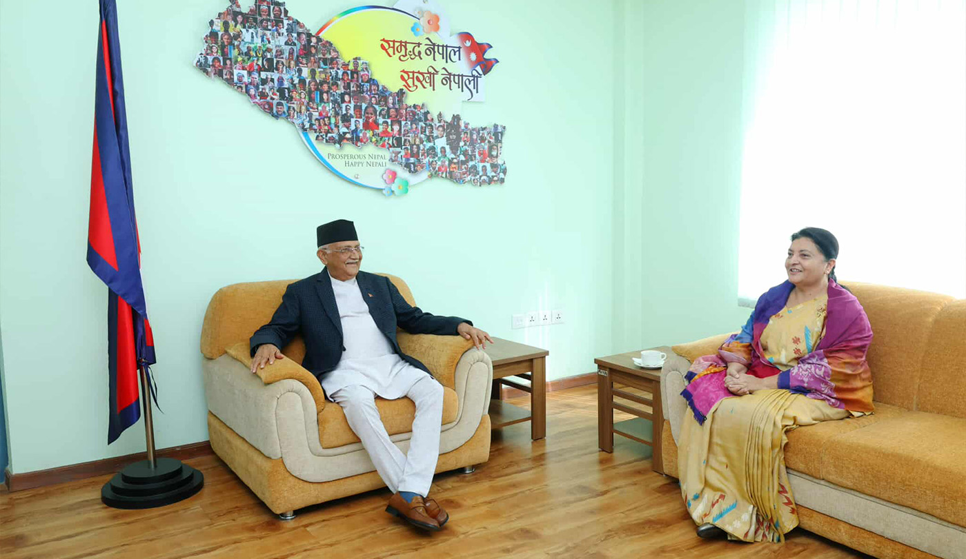 ‘सदस्यता नवीकरण भइसक्यो, ओलीसँग राष्ट्रिय राजनीतिको कुरा भयो’ : विद्या भण्डारी
