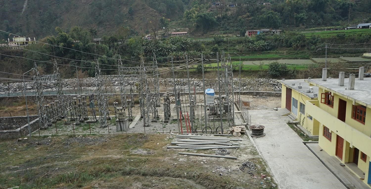 एक वर्षअघि निर्माण सकिनु पर्ने बुर्तिबाङ सबस्टेशन अझै अधुरै