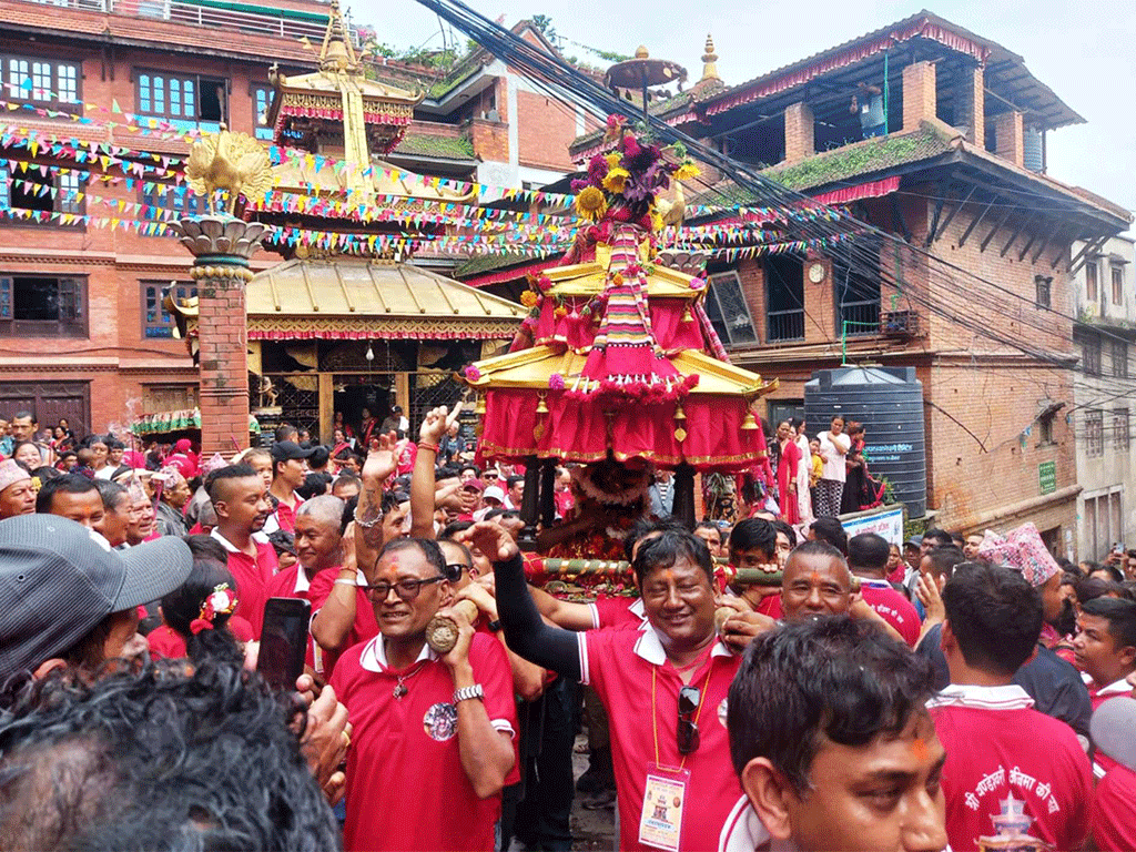 बाह्र वर्षे चण्डेश्वरी अजिमा जात्रा टोलटोल घुमाएर मनाइयो