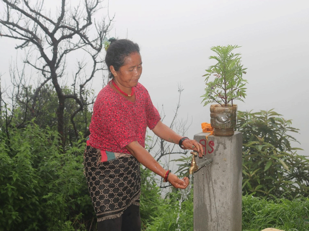 बल्थलीका दुई बस्तीमा पुनः खानेपानी उपलब्ध