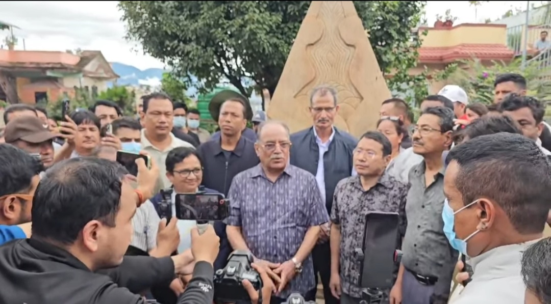 पार्टी कार्यालयमा देखिए प्रचण्ड, जेनजीबारे बाेलेनन्, भव्य पार्टी कार्यालय बनाउने घाेषणाा