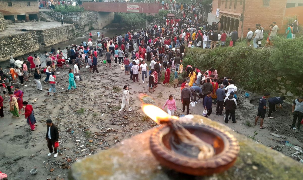 ब्रम्हायणी मेलासँगै भक्तपुरको शक्तिपिठमा भक्तजनको घुइँचो