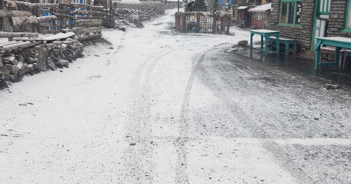 १२ दिनपछि खुल्यो अवरुद्ध न्यालु सडक