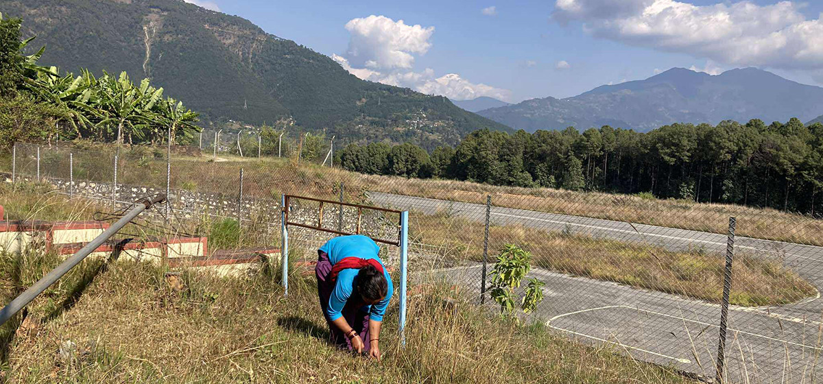 एउटा कर्मचारीको भरमा बलेवा विमानस्थल