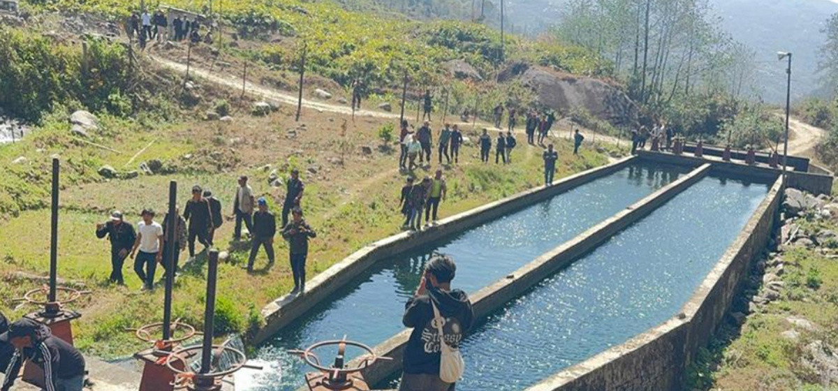 कम्पनीले मुआब्जा नदिएको भन्दै फेरि जलविद्युत् आयोजना बन्द