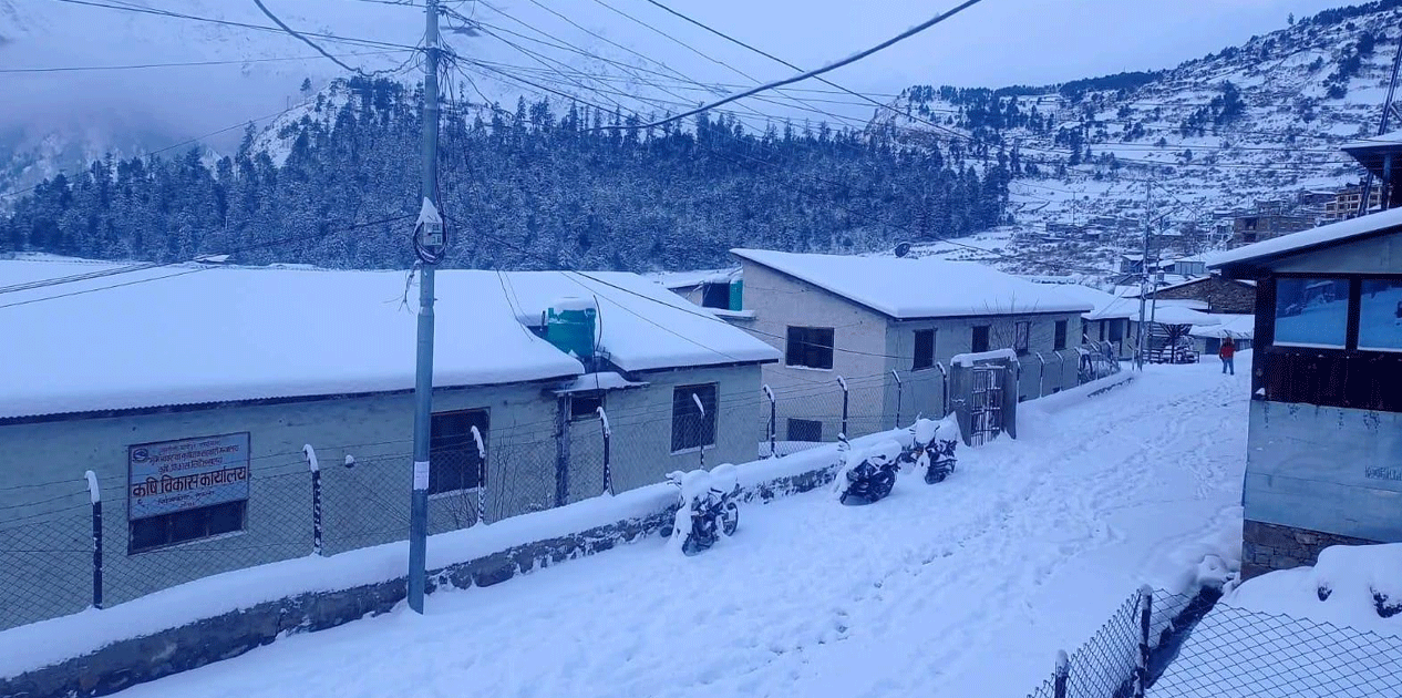 कोशी, गण्डकी र बागमती प्रदेशका उच्च पहाडी तथा हिमाली भेगमा हिमपातको सम्भावना
