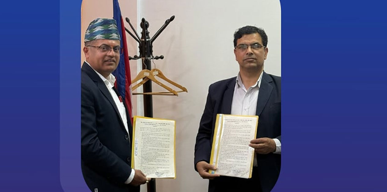 स्वास्थ्य बीमा सेवालाई थप व्यवस्थित बनाउन बीमा बोर्ड र पञ्जिकरण विभागबीच सहकार्यका लागि समझदारीमा पत्रमा हस्ताक्षर