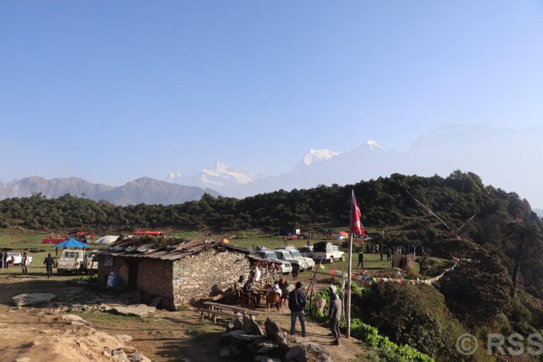 म्याग्दीको जलजलामा पर्यटकका लागि ‘गोठस्टे’ सञ्चालन