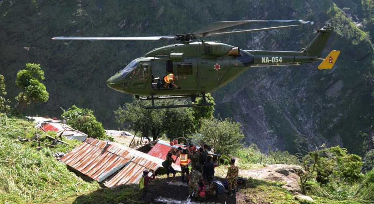 मनसुनजन्य विपद् प्रतिकार्यमा सेनाको सक्रियता