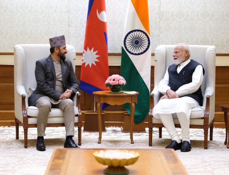‘भारतीय प्रधानमन्त्री मोदीसँगको भेटवार्ता फलदायी र महत्वपूर्ण’ : रवि लामिछाने